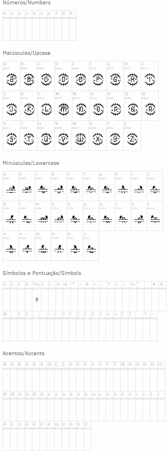 Creepy Halloween Monogram