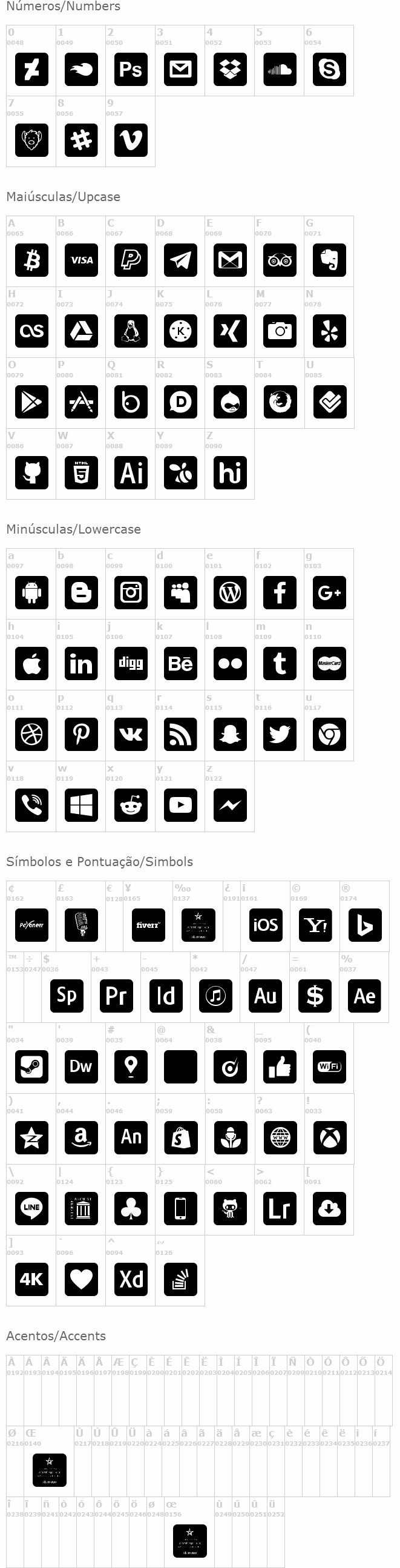 Font Social Media