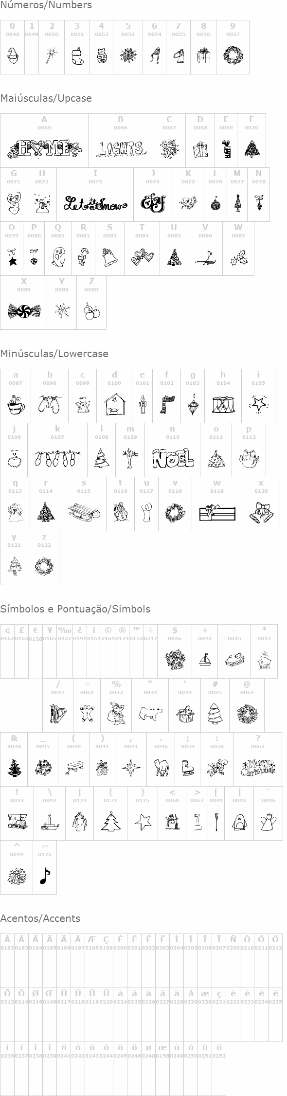 Janda Christmas Doodles