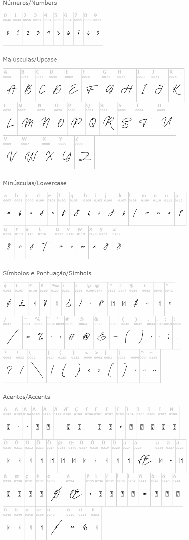 Monoline Signature