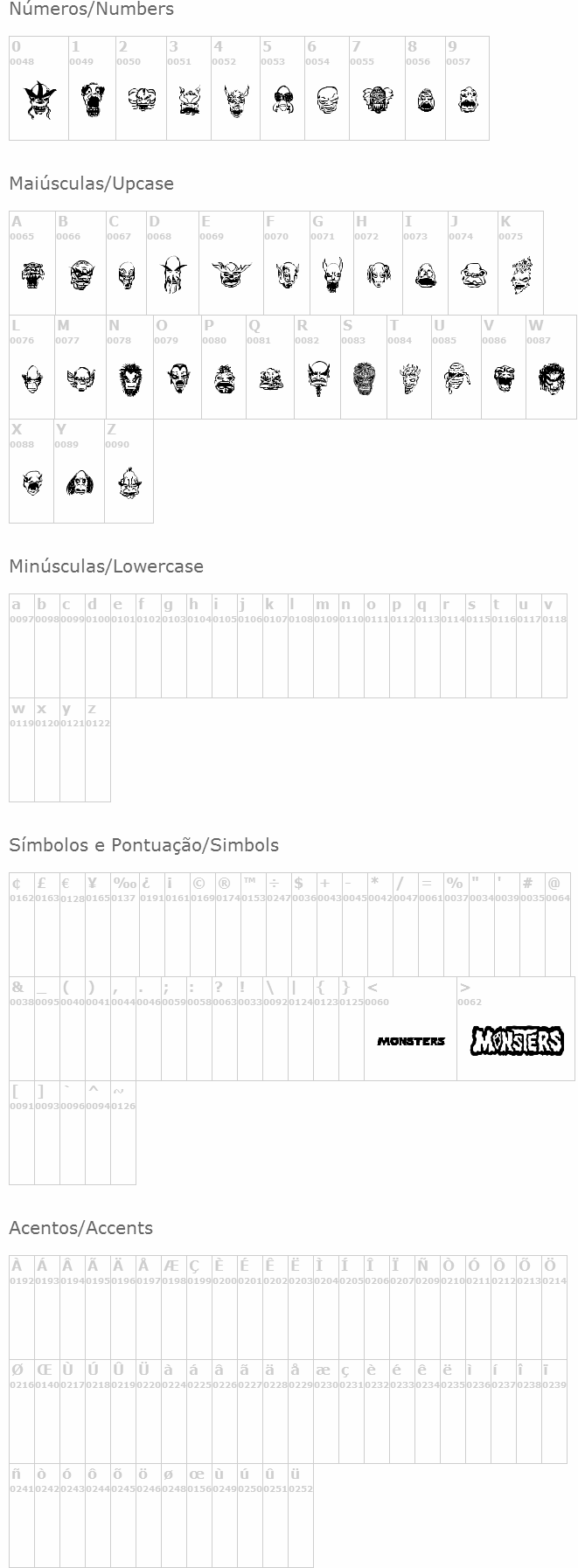 Monsters Among US Dingbats