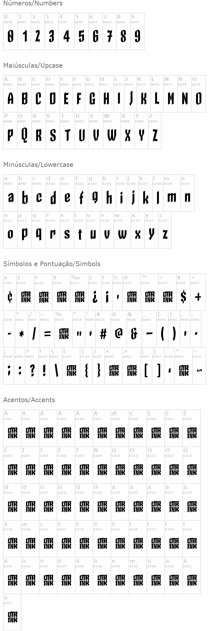 Skeleton Type One Initial Max
