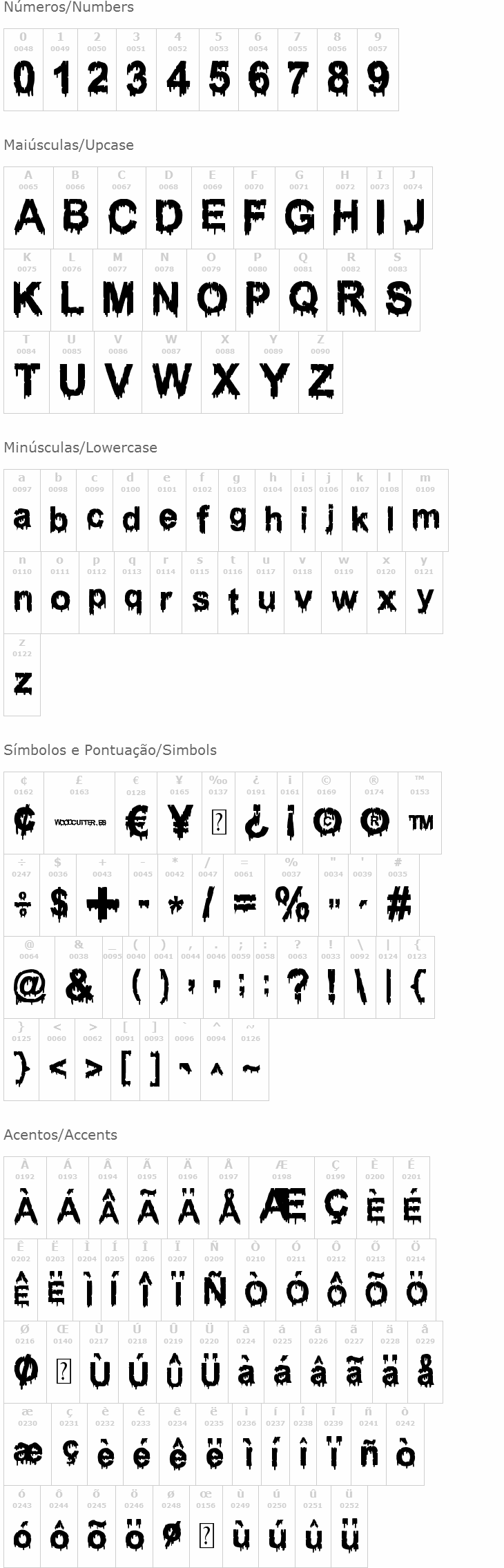 Woodcutter Dripping Classic Font